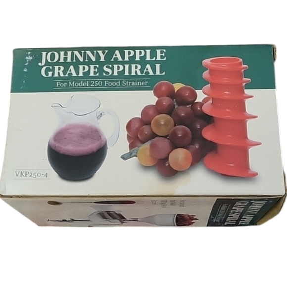 Root & Branches Johnny Apple Grape Spiral for Model 250 Food Strainer VKP250-4 - Picture 1 of 4